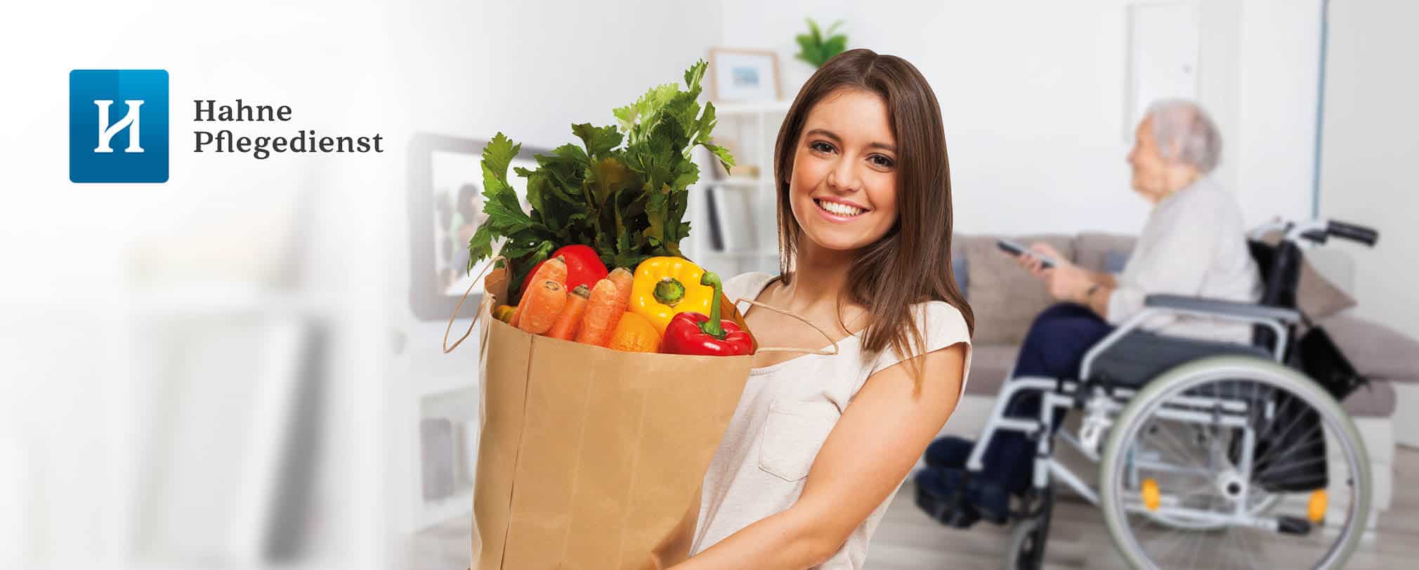 Frische Gemüsetheke bei Hahne Pflegedienst, hochwertige Pflege & Betreuung.