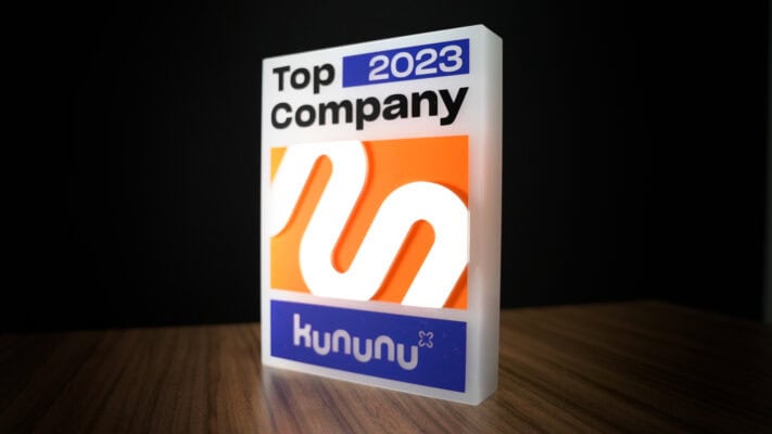 Hahne Holding Top 2023 Auszeichnung für Kununu Unternehmensbewertung.