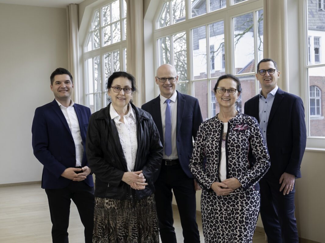 Geschäftsführung der Hahne Holding: Johannes Baur, Ruth Hahne, Carl Hahne, Christina Hahne-Erz, Manuel Opitz